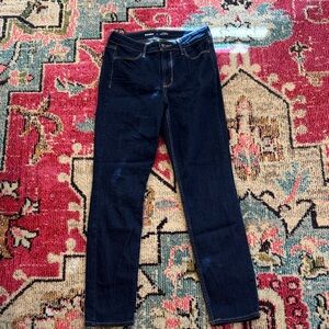 Old Navy High-Rise Wow Straight Jeans - Dark Blue size 4